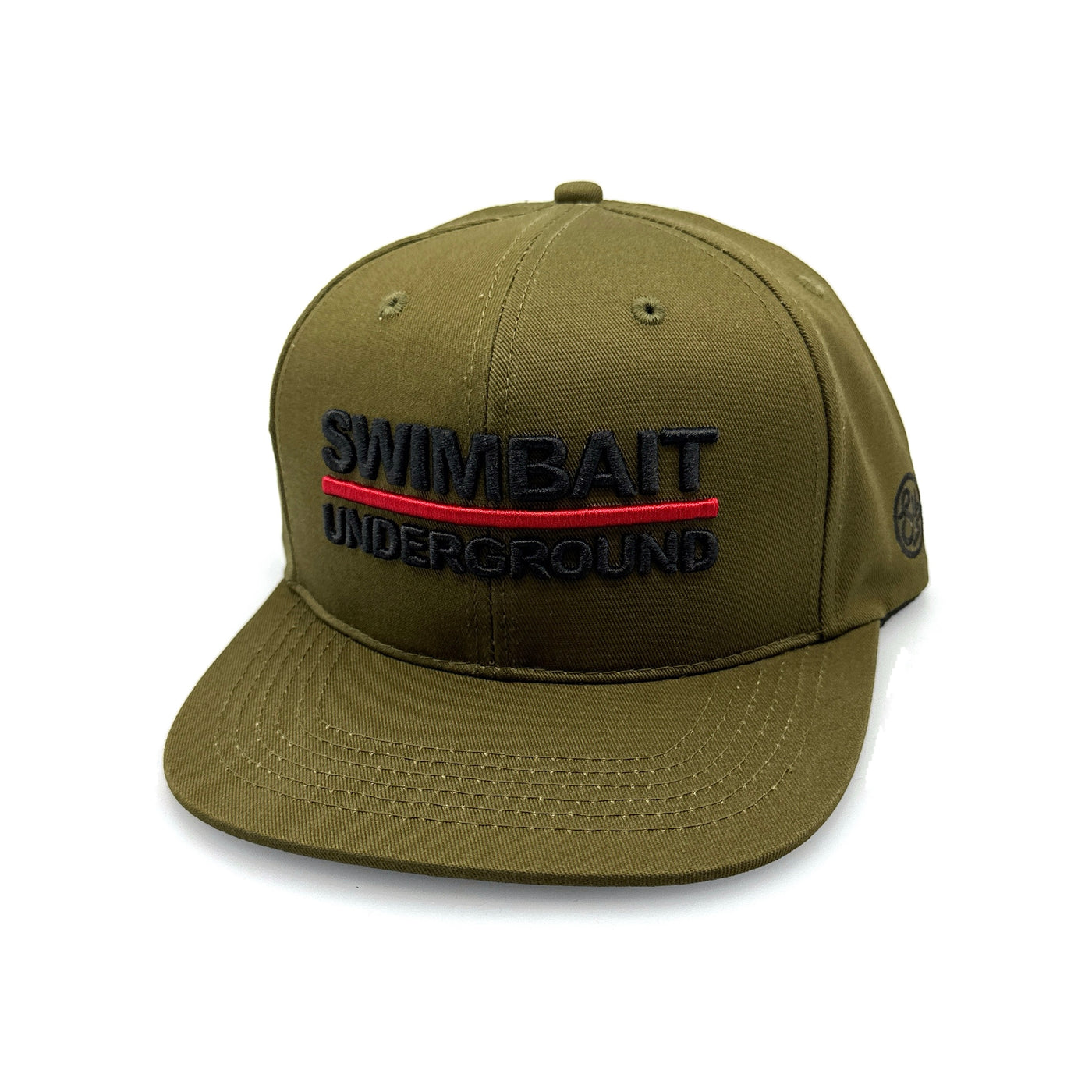 Swimbait Underground Logo Lock Up Hat - Olive