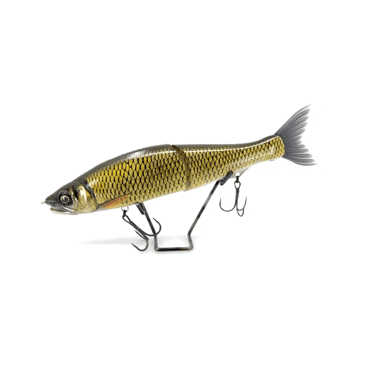 Swimbait Underground X Gan Craft Jointed Claw Super Magnum 303 Golden Shiner - Slow Floating