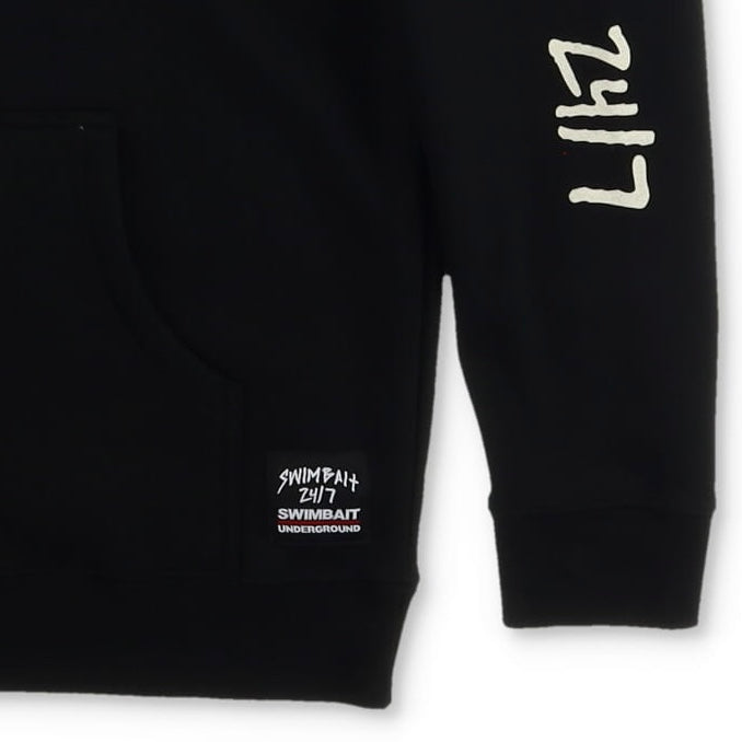 Swimbait Underground X Swimbait 24/7 Hoodie - Black