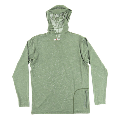 Swimbait Underground Circle SU Tech Hoodie - Dark Olive Heather