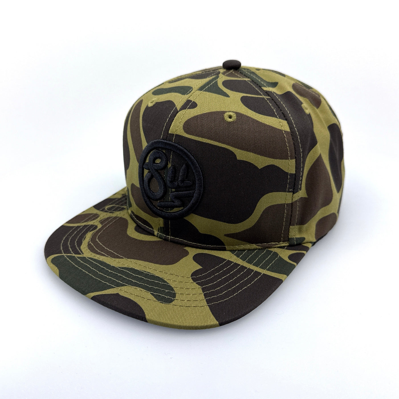 Swimbait Underground Circle SU Snapback Hat - Duck Camo
