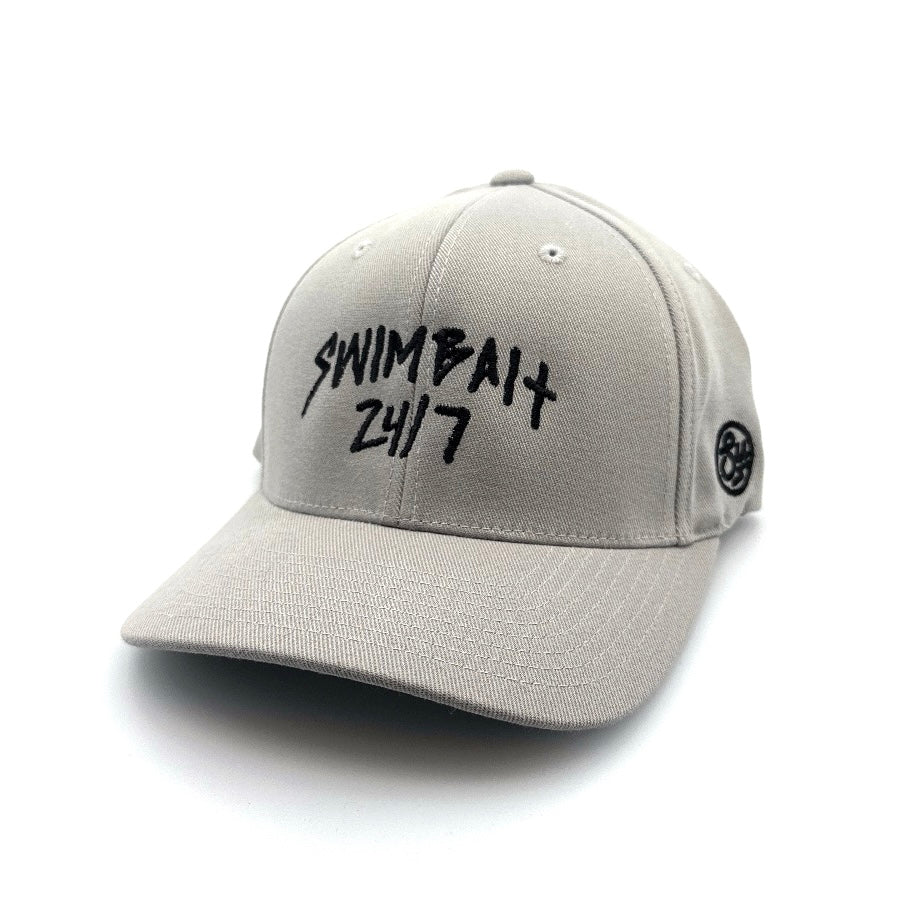 Swimbait Underground X Swimbait 24/7 Flexfit Hat - Gray