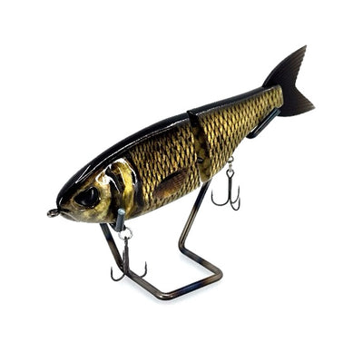 Swimbait Underground X Throwback Baits Metro Glide- Golden Shiner
