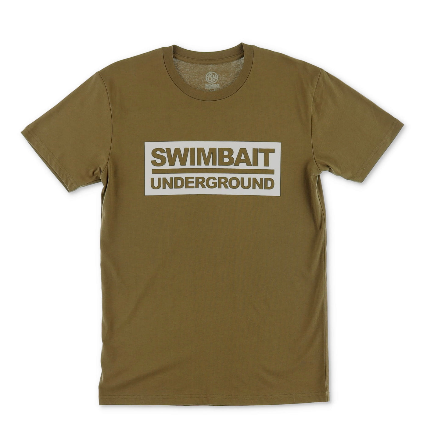 Swimbait Underground Logo Lock Up Stencil Tee - Walnut