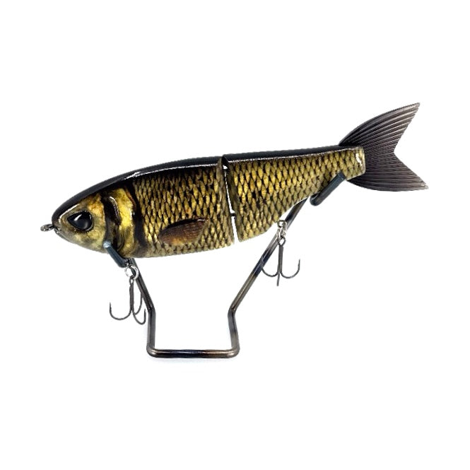 Swimbait Underground X Throwback Baits Metro Glide- Golden Shiner
