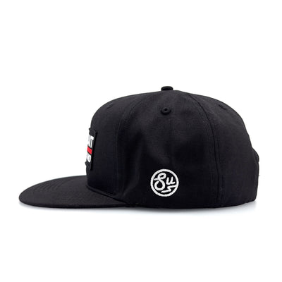 Swimbait Underground Logo Lock Up Patch Snapback Hat - Black