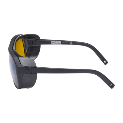 Swimbait Underground X Electric Eyewear Stacker - Matte Black Yellow Polar Pro