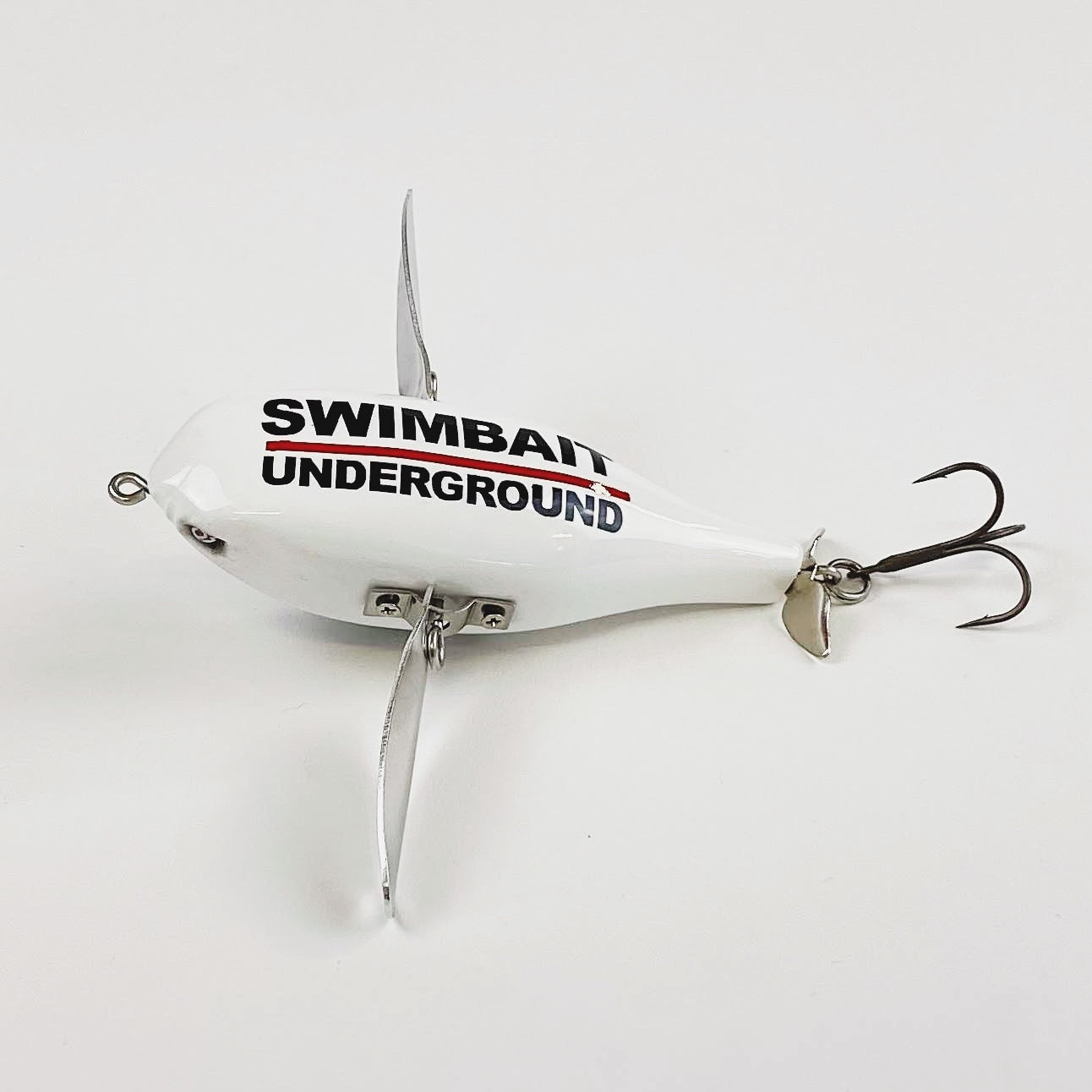 Swimbait Underground X Monka Lure Works FP Crawler - White