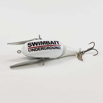 Swimbait Underground X Monka Lure Works FPJ Crawler - White