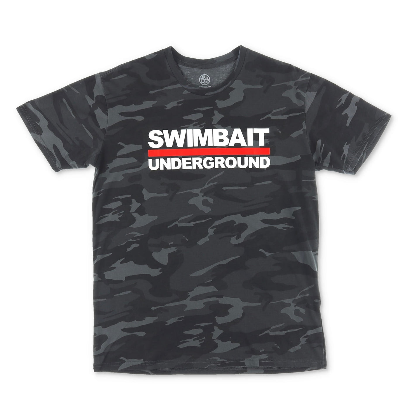 Swimbait Underground Logo Lock Up Shirt - Black Camo