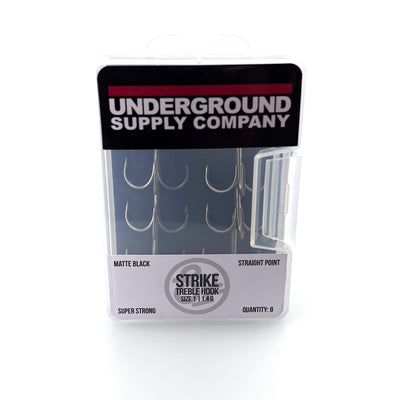 Underground Supply Co. Strike Treble Hooks - Size 1