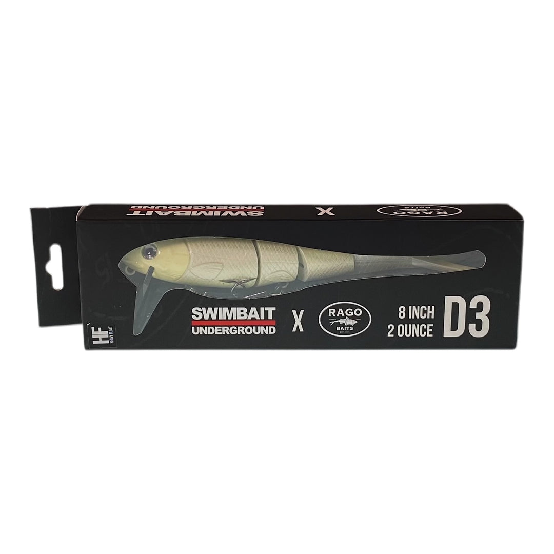 Swimbait Underground X Rago Baits D3 