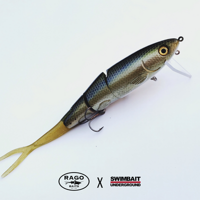 Swimbait Underground X Rago Baits D3 - Dirt Bag - Swimbait Underground