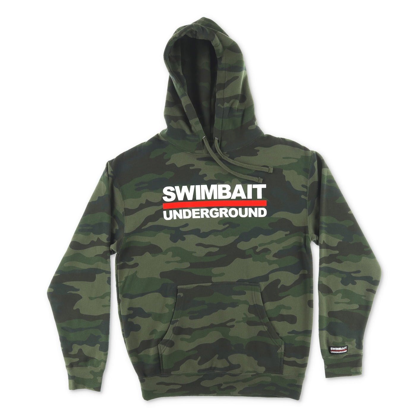 Swimbait Underground Logo Lock Up Hoodie - Camo