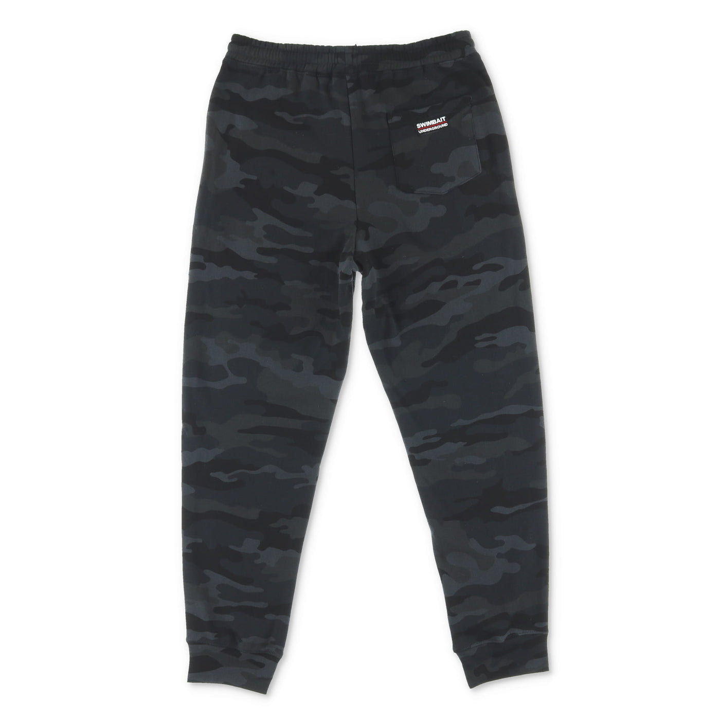 Swimbait Underground Wordmark Logo Sweatpants - Black Camo
