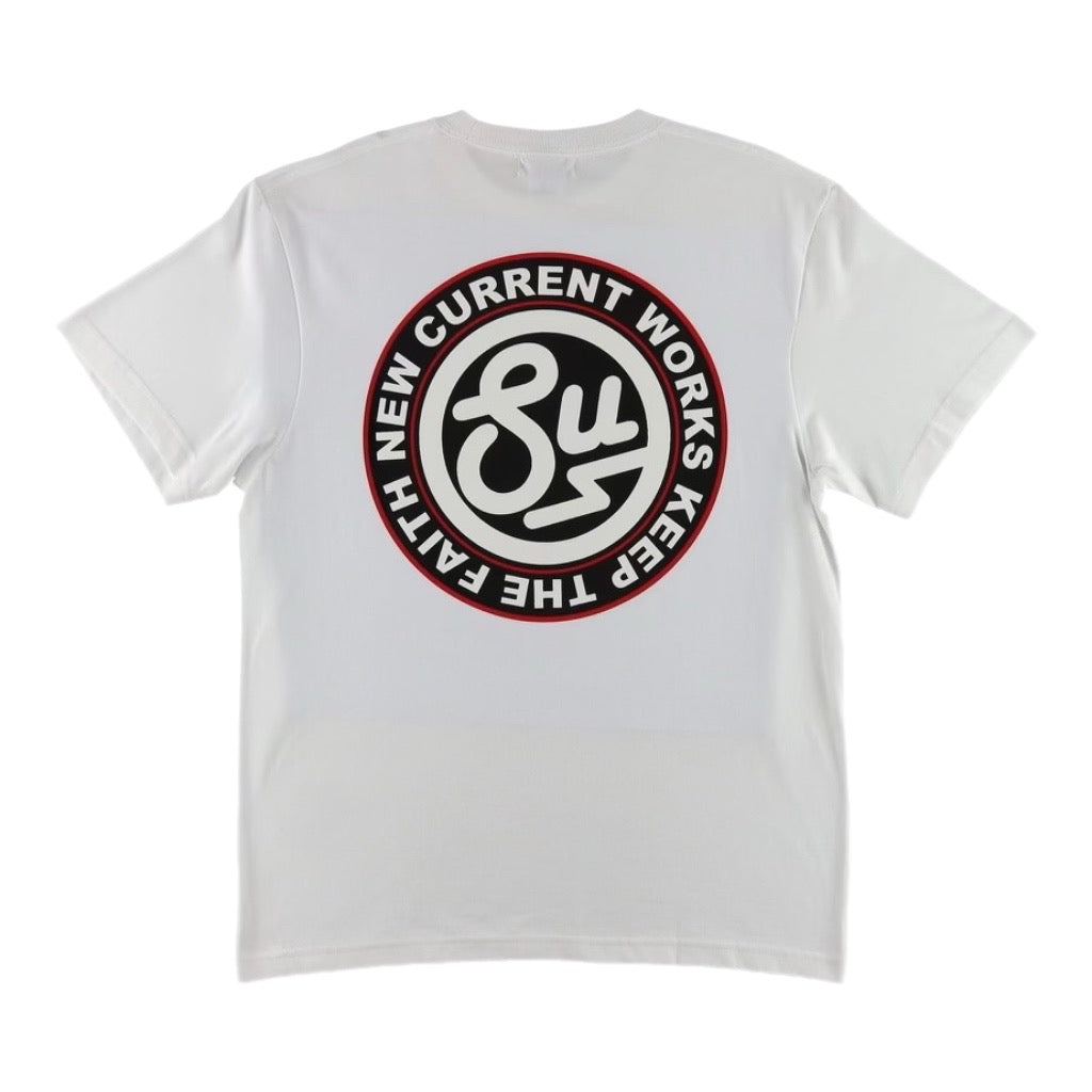 Swimbait Underground X New Current Works Logo Shirt - White