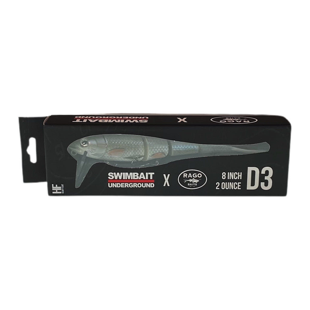 SWIMBAIT UNDERGROUND × RAGO D3 Swimbait Underground X Rago Baits D3 