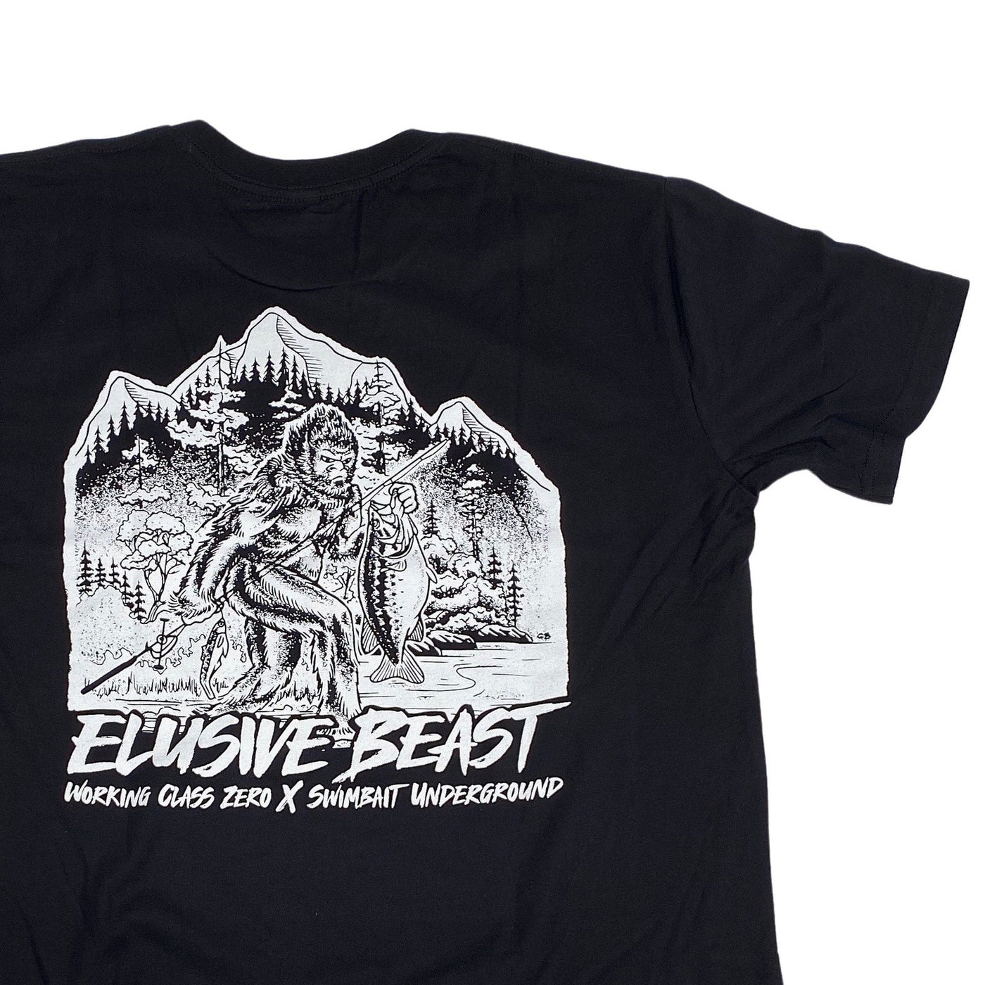 Swimbait Underground X Working Class Zero Elusive Beast Tee - Black