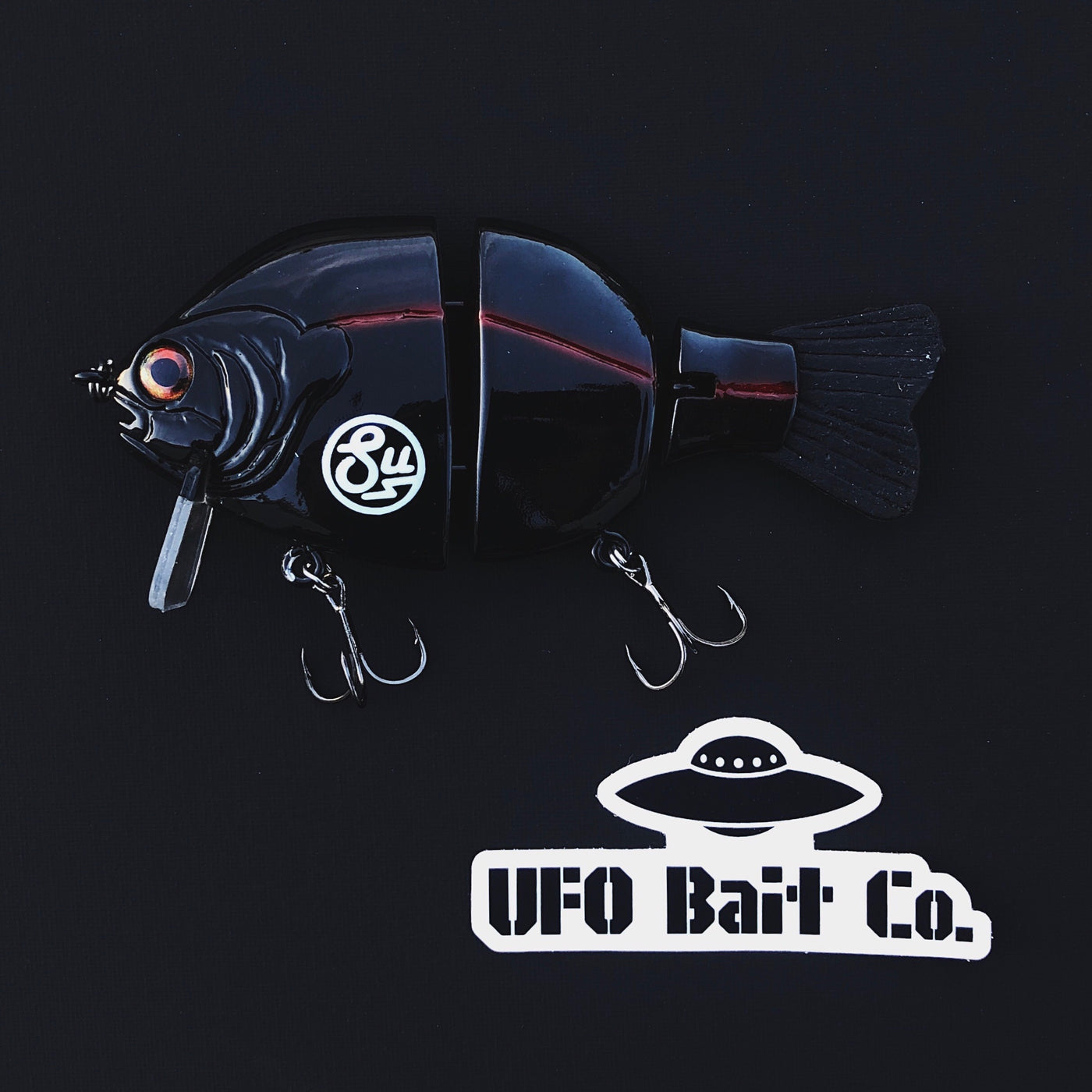 Swimbait Underground x UFO Bait Co “Dark Side” Billed Wake - Swimbait Underground